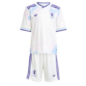 Fotbalové Dres Aston Villa Dětské Třetí Oblečení 2025-26 Krátký Rukáv (+ trenýrky)